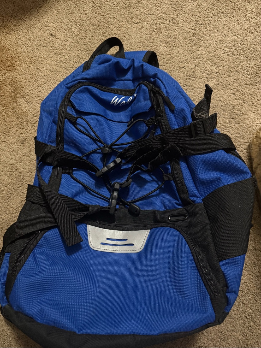 Blue Men's Wolt Lacrosse backpack